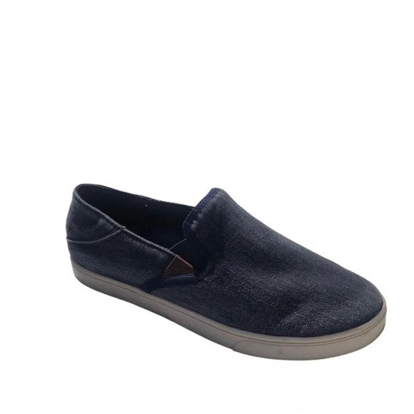 OluKai Shoes - Olukai Blue Classic Slip On Denim Fashion Sneaker Size 9.5